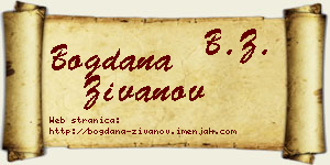 Bogdana Živanov vizit kartica